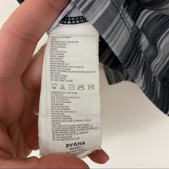 Prana Quinn Mono Rainblur Tank Top w/ Built-in Bra - Picture 9 of 9